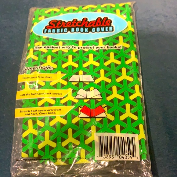 Stretchable fabric book cover. - Picture 2 of 2